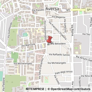 Mappa Via Belvedere, 24, 81031 Aversa, Caserta (Campania)