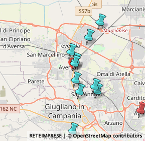 Mappa Via Amalfi, 81031 Aversa CE, Italia (3.70091)