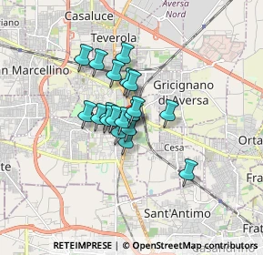 Mappa Via Pacinotti, 81031 Aversa CE, Italia (1.11579)