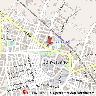 Mappa Via dei Paolotti, 70014 Conversano BA, Italia, 70014 Conversano, Bari (Puglia)