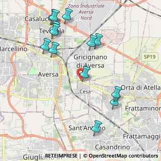 Mappa Via Atellana, 81030 Cesa CE, Italia (2.53923)