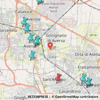 Mappa Via Atellana, 81030 Cesa CE, Italia (3.23)
