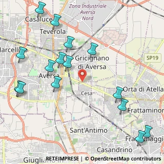 Mappa Via Atellana, 81030 Cesa CE, Italia (2.878)