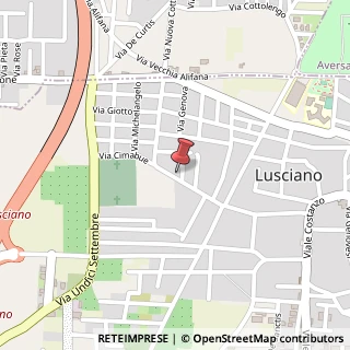 Mappa Viale Colucci, 28/A, 81030 Lusciano, Caserta (Campania)