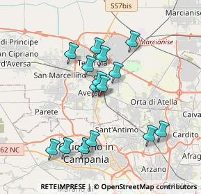 Mappa Via Eduardo de Filippo, 81031 Aversa CE, Italia (3.56667)