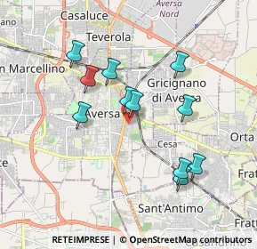 Mappa Via Eduardo de Filippo, 81031 Aversa CE, Italia (1.80182)