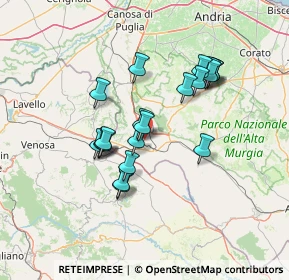 Mappa Spinazzola, 76014 Spinazzola BT, Italia (12.6405)