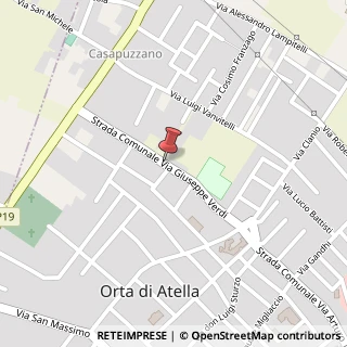 Mappa Via Giuseppe Verdi, 25, 81030 Orta di Atella, Caserta (Campania)