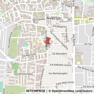 Mappa Via Costantinopoli, 4, 81031 Aversa, Caserta (Campania)