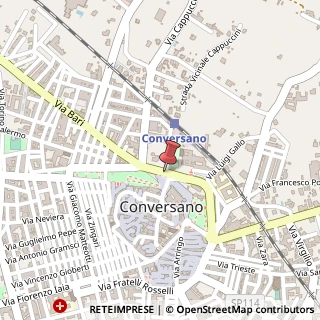 Mappa Via dei paolotti 2, 70014 Conversano, Bari (Puglia)