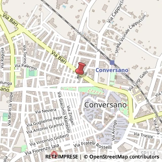 Mappa Via Divisione Pasubio, 4, 70014 Conversano, Bari (Puglia)