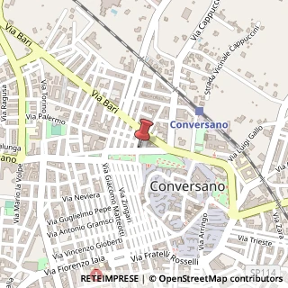 Mappa Via della Vittoria, 12, 70014 Conversano, Bari (Puglia)