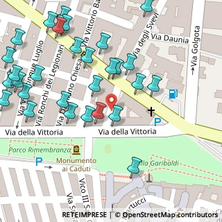 Mappa Vico della Vittoria, 70014 Conversano BA, Italia (0.07333)