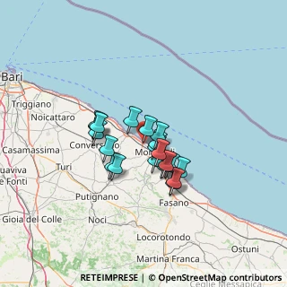 Mappa Via Umberto Sava, 70043 Monopoli BA, Italia (9.875)