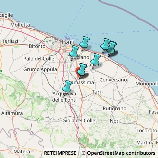 Mappa Zona Industriale e Commerciale, 70010 Casamassima BA, Italia (10.88308)