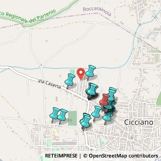 Mappa Via Gavino e Olindo de Sarno, 80033 Cicciano NA, Italia (0.51852)