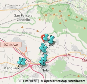 Mappa Via Gavino e Olindo de Sarno, 80033 Cicciano NA, Italia (3.29727)