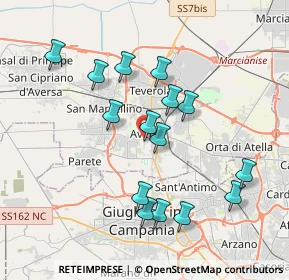 Mappa Via Tacito, 81031 Aversa CE, Italia (3.87067)