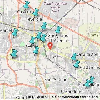 Mappa Via Martiri Atellana, 81030 Cesa CE, Italia (2.82667)