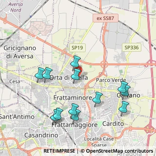 Mappa Vicino a, 81030 Orta di Atella CE, Italia (2.31917)