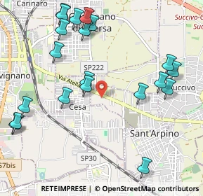 Mappa Via Martiri Atellani, 81031 Sant'Arpino CE, Italia (1.3375)