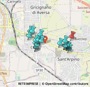 Mappa Via Martiri Atellani, 81031 Sant'Arpino CE, Italia (0.7405)
