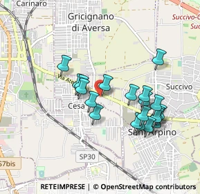Mappa Via Martiri Atellani, 81031 Sant'Arpino CE, Italia (0.901)