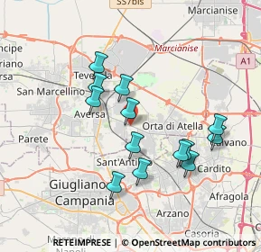 Mappa Via Martiri Atellani, 81031 Sant'Arpino CE, Italia (3.55615)