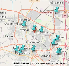 Mappa Via Martiri Atellani, 81031 Sant'Arpino CE, Italia (5.175)