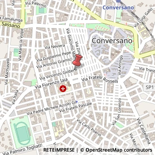 Mappa Via Giacomo Matteotti, 21, 70014 Conversano, Bari (Puglia)