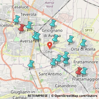 Mappa Via Giovan Battista Vico, 81030 Cesa CE, Italia (2.35688)