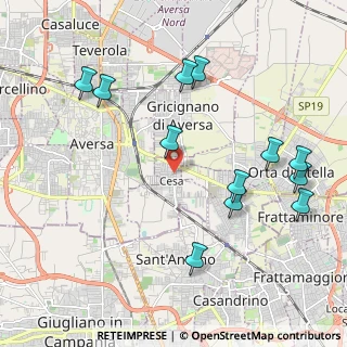 Mappa Via Giovan Battista Vico, 81030 Cesa CE, Italia (2.4675)