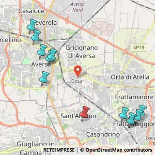 Mappa Via Giovan Battista Vico, 81030 Cesa CE, Italia (3.29)