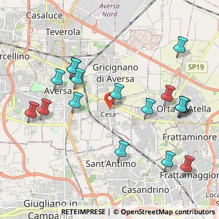 Mappa Via Giovan Battista Vico, 81030 Cesa CE, Italia (2.52059)