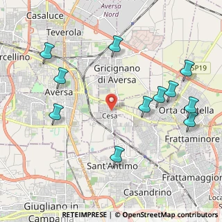 Mappa Via Giovan Battista Vico, 81030 Cesa CE, Italia (2.56364)