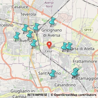 Mappa Via Giovan Battista Vico, 81030 Cesa CE, Italia (2.45727)