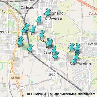Mappa Via Giovan Battista Vico, 81030 Cesa CE, Italia (1.0015)