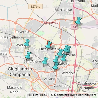Mappa Via Massimo Stanzione, 81030 Orta di Atella CE, Italia (3.78583)