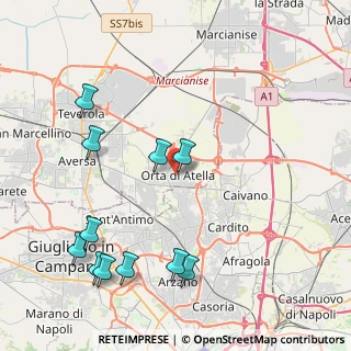 Mappa Via Massimo Stanzione, 81030 Orta di Atella CE, Italia (5.26455)