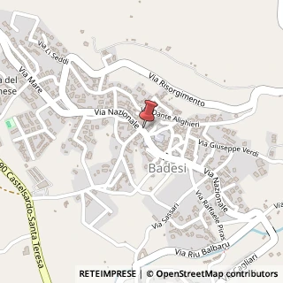 Mappa Via Nazionale, 45, 07030 Badesi, Olbia-Tempio (Sardegna)