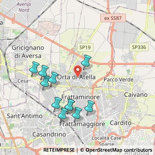 Mappa Viale Francesco Petrarca, 81030 Orta di Atella CE, Italia (2.22182)