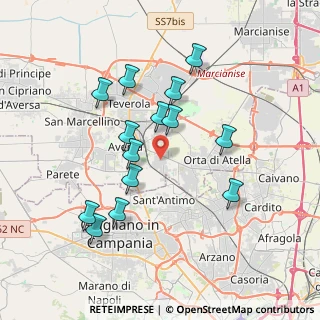 Mappa Via Campostrino, 81030 Cesa CE, Italia (3.75714)