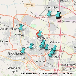 Mappa Via Guglielmo Marconi, 81030 Succivo CE, Italia (4.923)
