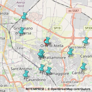 Mappa Via Guglielmo Marconi, 81030 Succivo CE, Italia (2.71636)