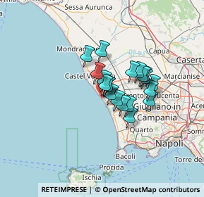 Mappa Viale degli Ibiscum, 81030 Castel Volturno CE, Italia (8.988)