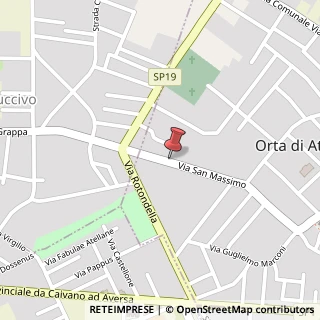 Mappa Via San Massimo, 82, 81030 Carinaro, Caserta (Campania)