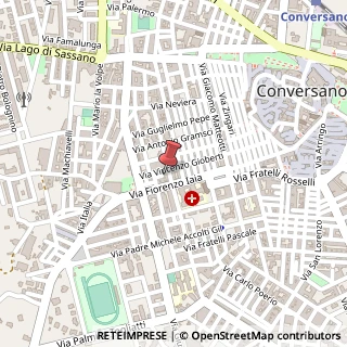 Mappa Via Benedetto Croce, 7, 70014 Conversano, Bari (Puglia)