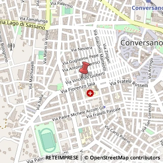 Mappa Via Vincenzo Gioberti, 46B, 70014 Conversano, Bari (Puglia)