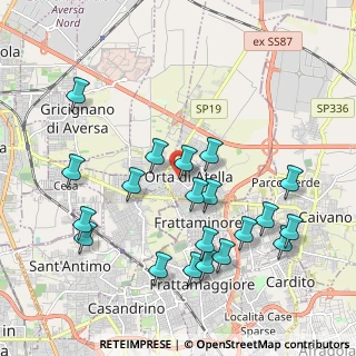 Mappa Via Antonio Meucci, 81030 Orta di Atella CE, Italia (2.29)