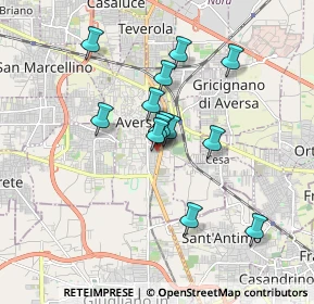 Mappa Via Alessandro Manzoni, 81031 Aversa CE, Italia (1.53154)